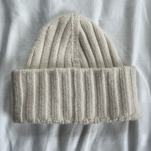 Everlane oversized chunky wool cashmere beanie